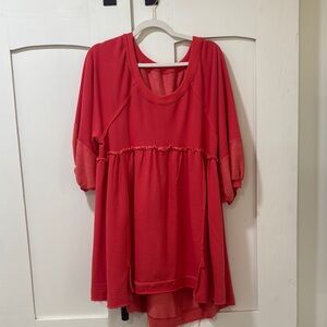 Red Women's Tunic/Dress